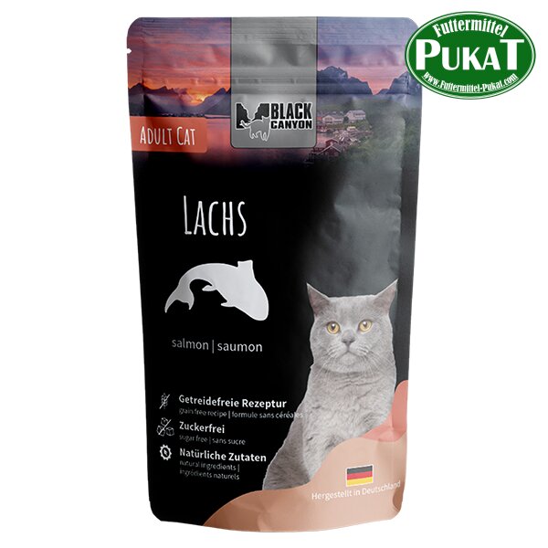 Black Canyon Cat Pouchbeutel Lachs 85g