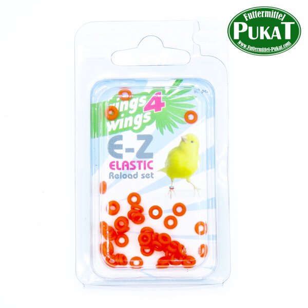 Farbringe E-Z Elastic Ringe Ø2 mm Orange