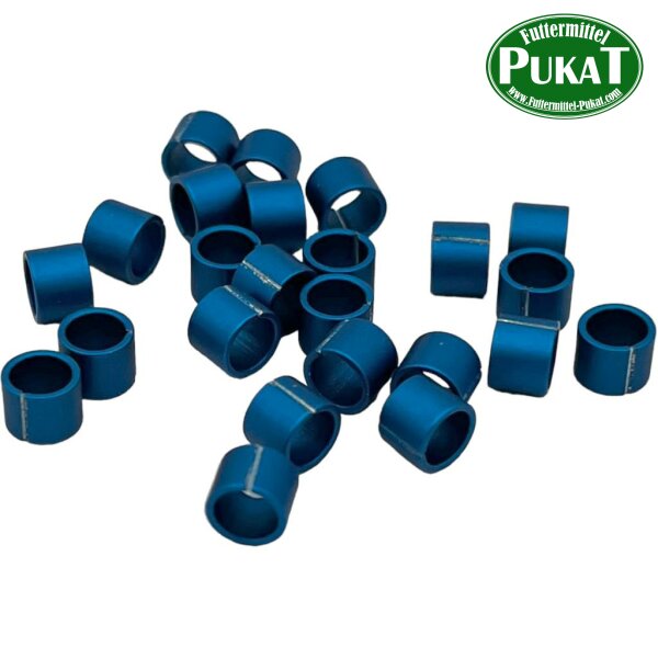 Farbringe Alu offen 3,0mm blau 10 Stück