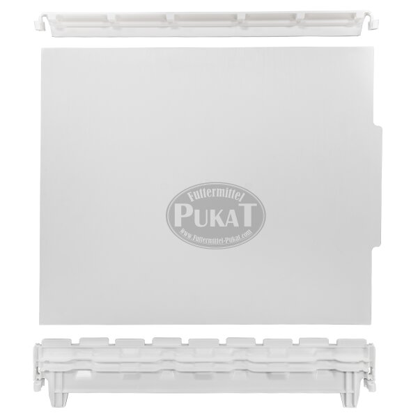 Trennwandmit Führung für Käfige 2GR 60/90/120 - Farbe weiß