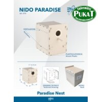 N374 Nistkasten Plastik für Agaporniden etc.