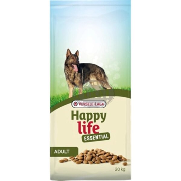 Versele Happy Life Essential 20kg - Ausgewogenes Hunde Trockenfutter für alle Rassen