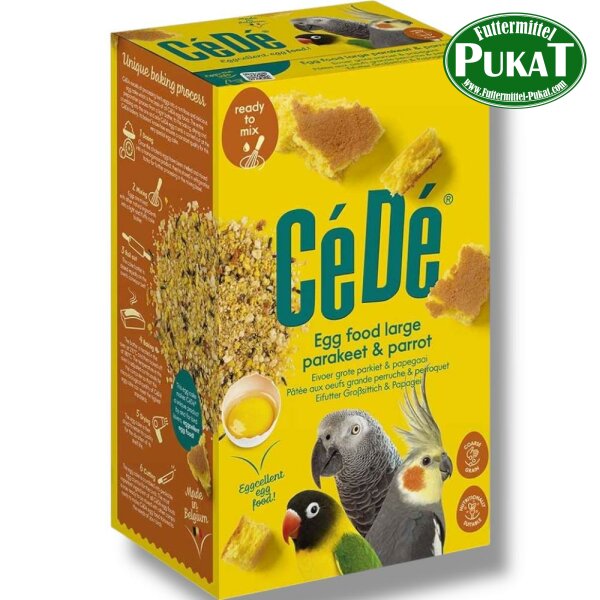CéDé Eifutter Großsittiche und Papageien 1kg