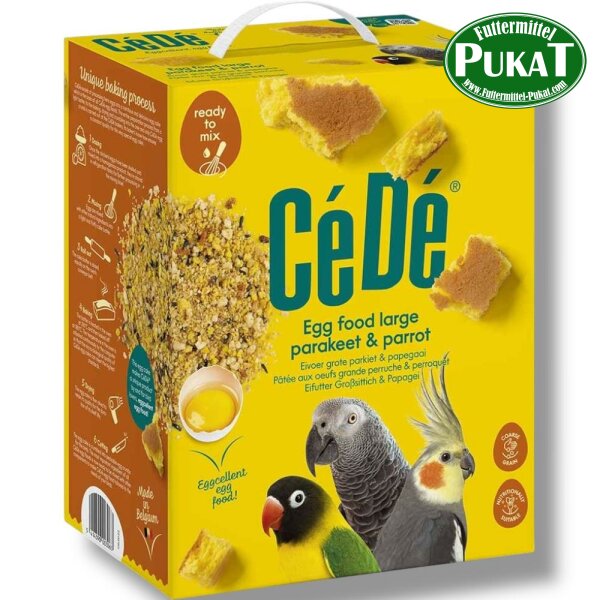 CéDé Eifutter für Großsittiche und Papageien 5kg