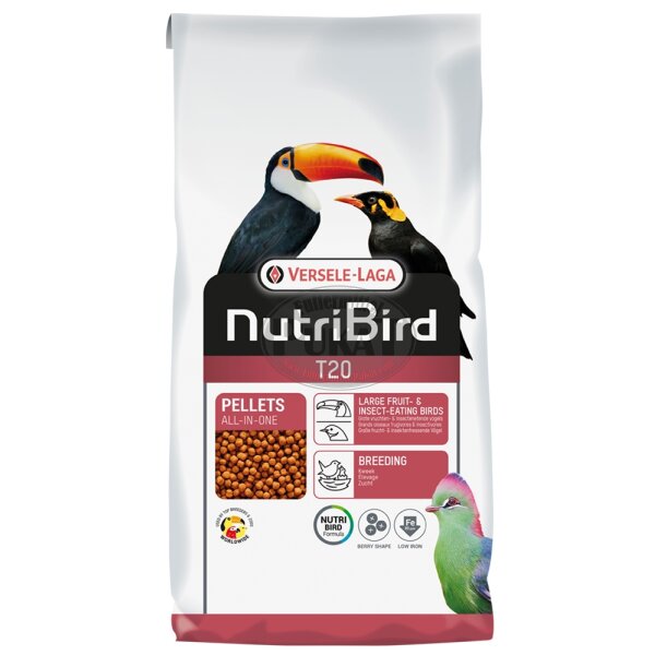 NutriBird T20 für Tukane und Turakos, fruchtfressnde Arten 10kg